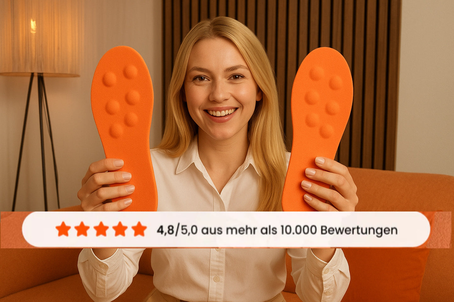 Massage Einlegesohlen.