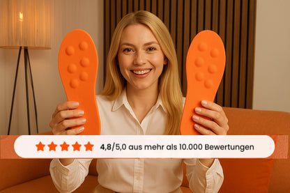Massage Einlegesohlen.